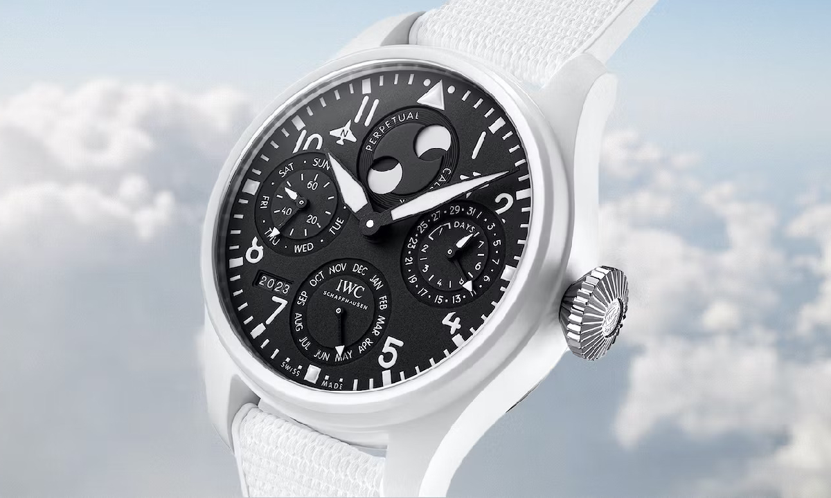 Fehér, öröknaptáras pilóta -IWC Big Pilot „Lake Tahoe”