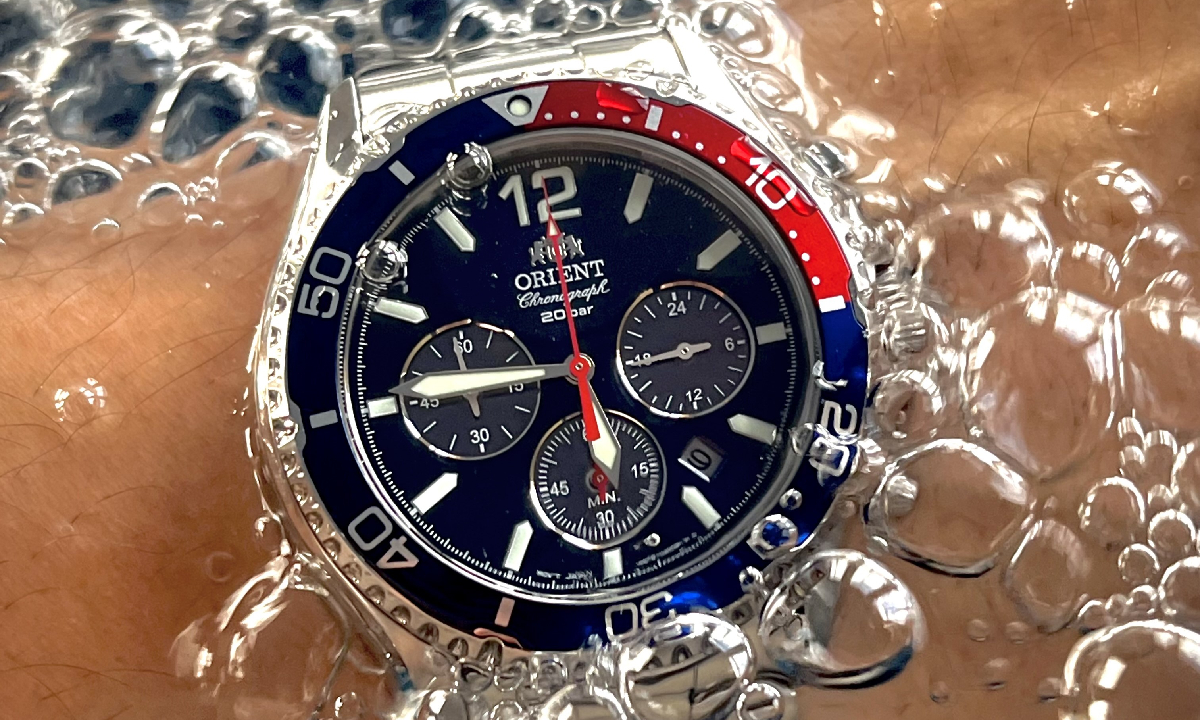 Orient Mako Solar Chronograph Pepsi – A megnyerő napelemes kronográf