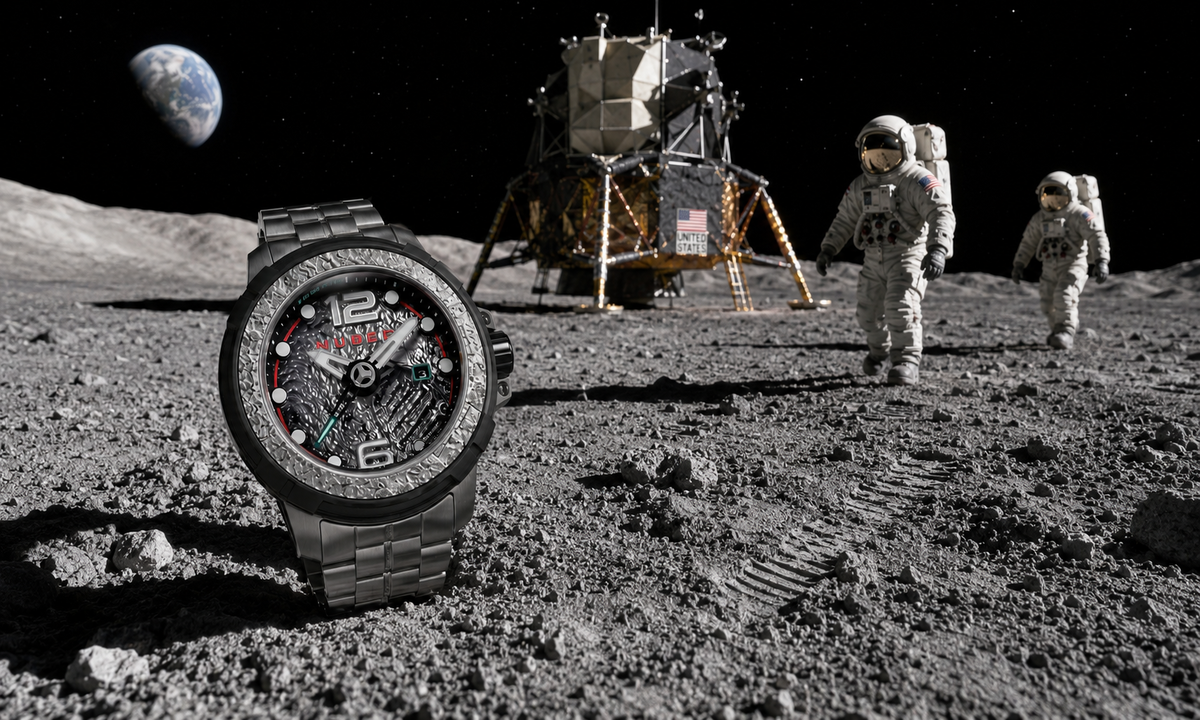 NUBEO Apollo Automatic One Small Step Limited Edition – Egy valódi darabka a Holdból